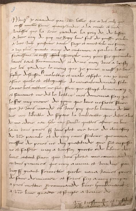 tudor's letter to her father